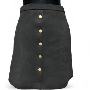 FASHION ON EARTH  Black A-Line Mini Skirt With Pockets XL. NWOT